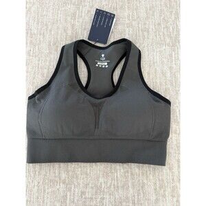 Women's Sports Bras - Padded Scoop Neck Yoga Bra, Low Impact Workout NWT